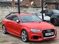 2017 [67] AUDI RS3 2.5 TFSI QUATTRO S TRONIC AUTO RED FACELIFT 5DR SALOON