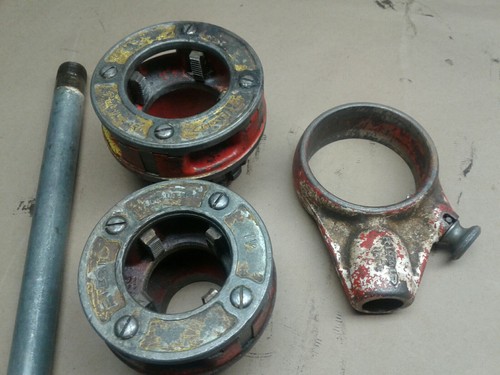 RIDGID 12R  8 PIECE PIPE THREADER SET 1/2