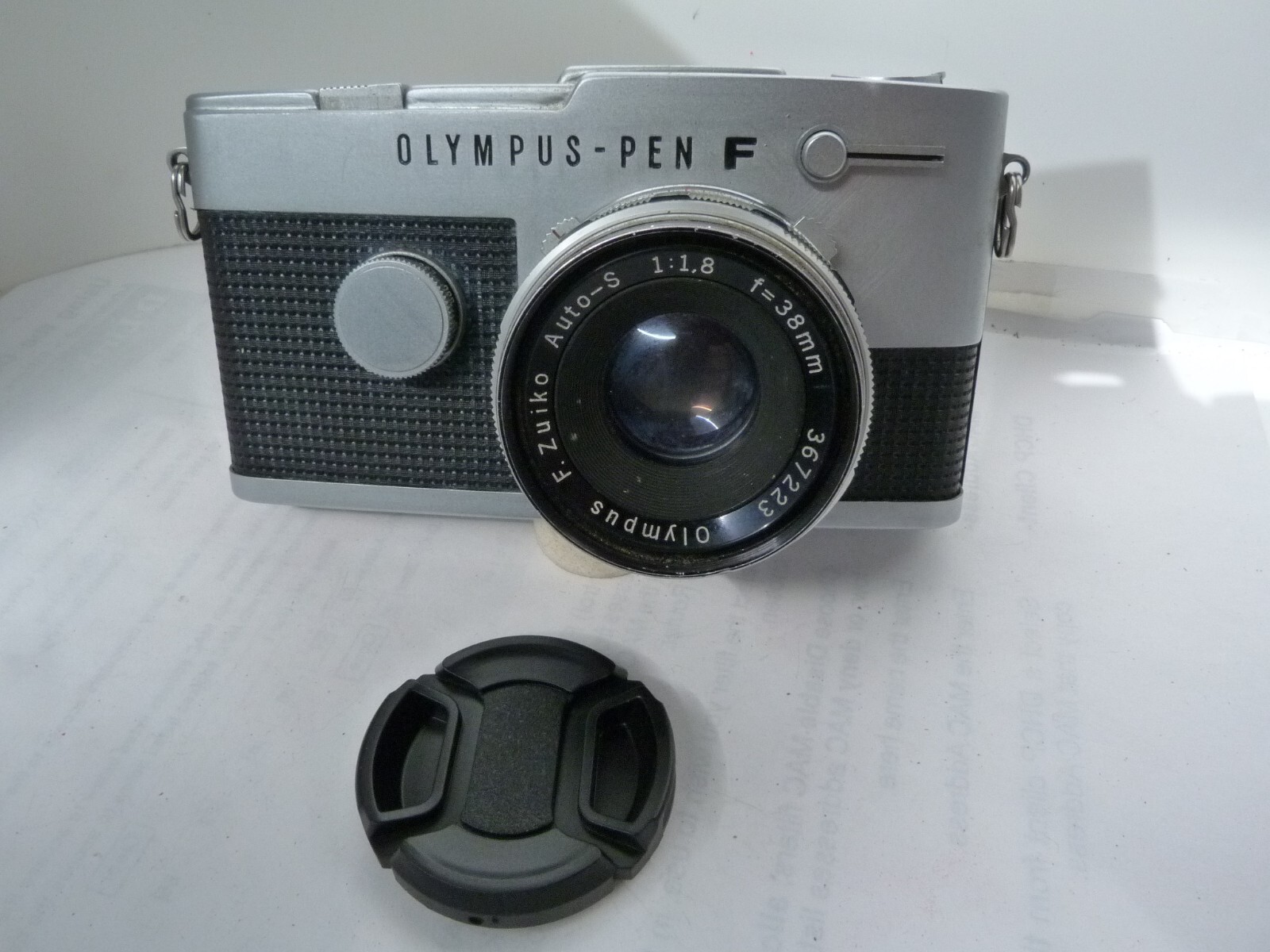 フィルムカメラ Olympus PEN S / F-zuiko F2.8 30mm #05 VINTAGE Olympus Pen F Half Frame Film Camera,ZUIKO S 38/1.8