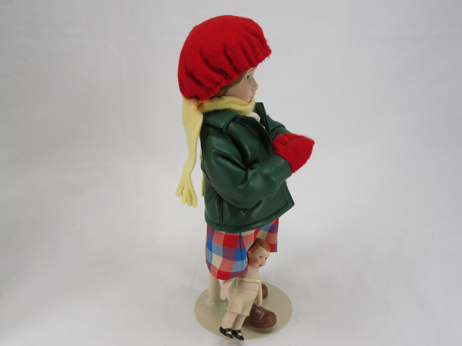 Danbury Mint Norman Rockwell's Young Ladies - Little Girl and Her Doll with COA