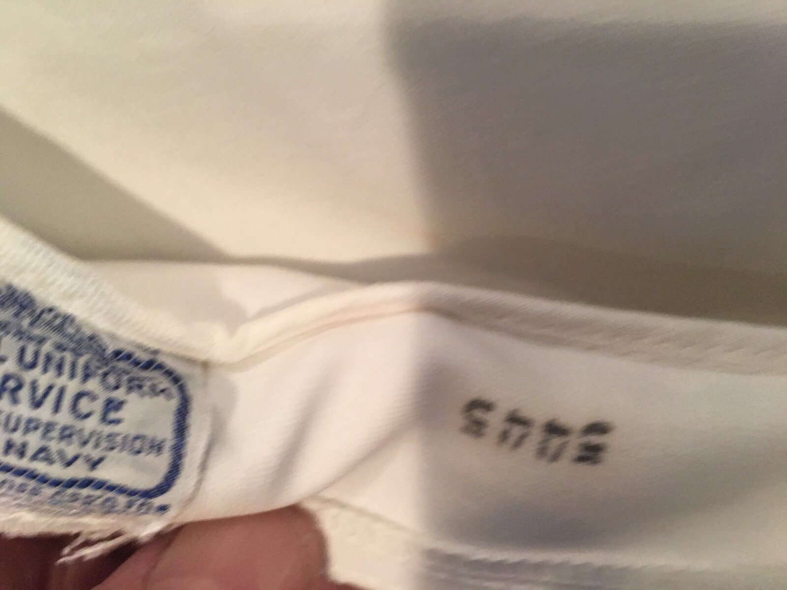 WW11 US NAVY OFFICER CAP COVERS ...MADE BY THE U.S.NAVY