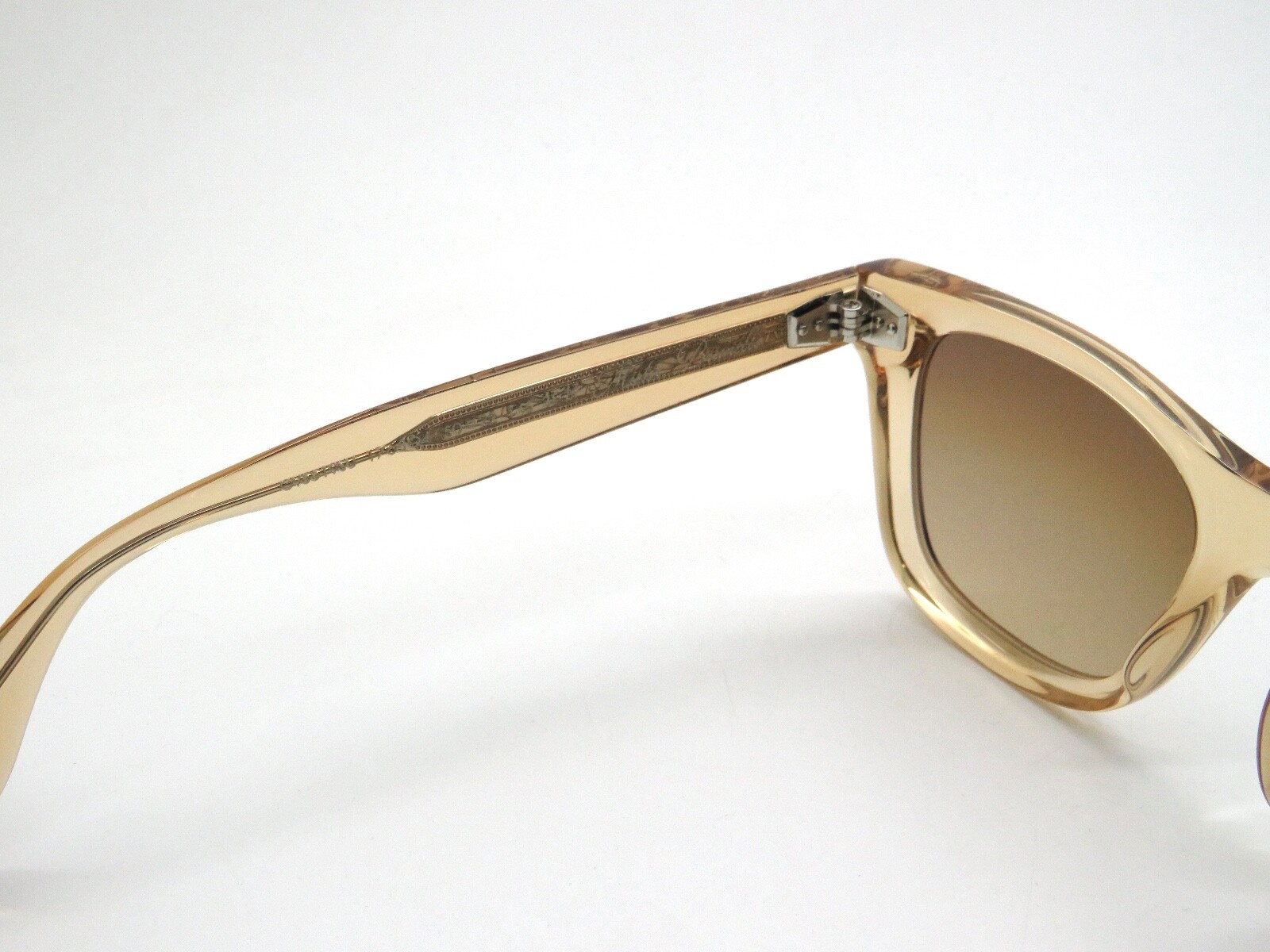 Pre-owned Oliver Peoples Mister Brunello Cucinelli Ov5519su 1765q4 Photochromic Sunglasses In Chrome Amber
