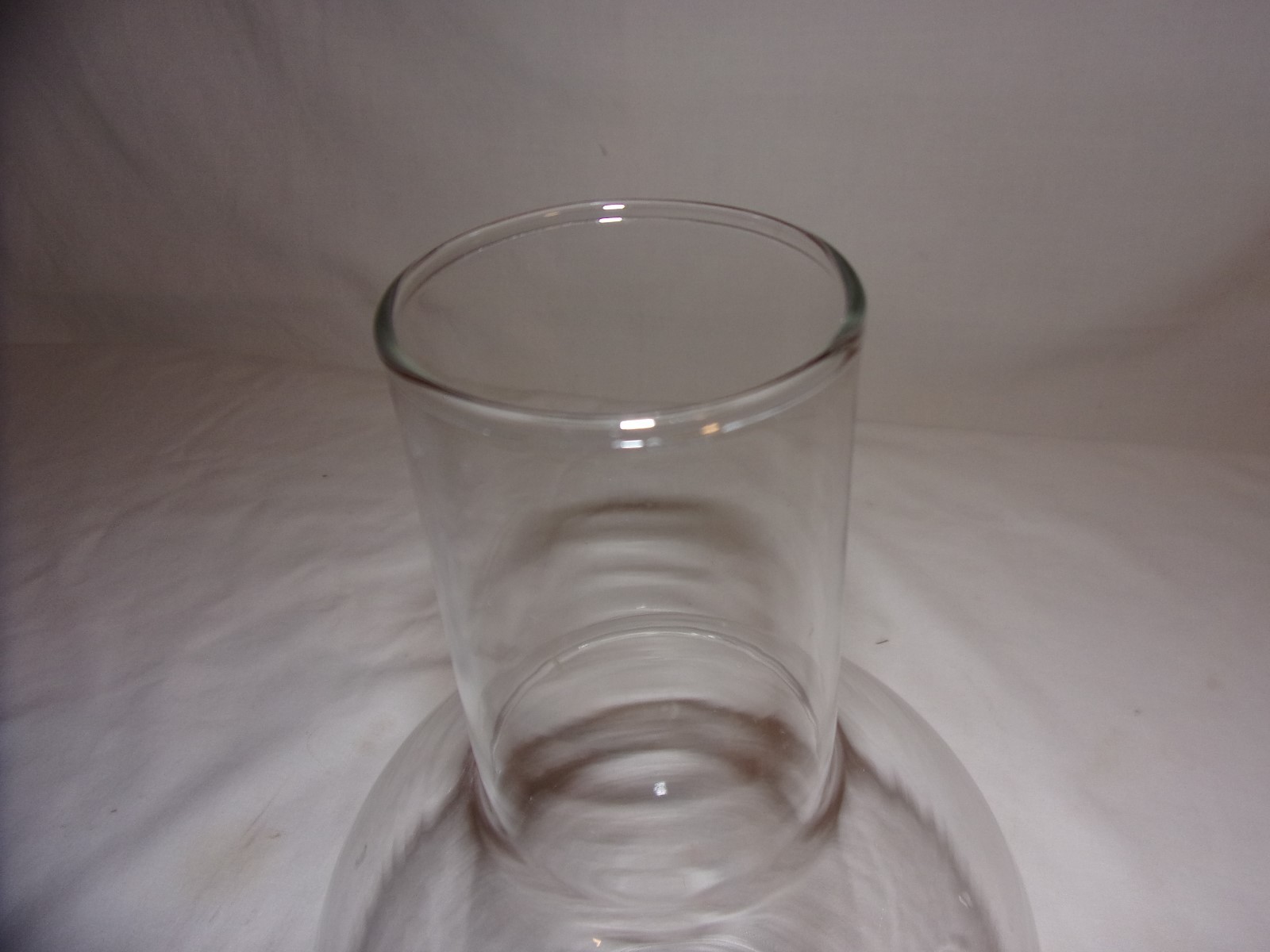 Big Bulge ROSE MOTIF Oil Lamp Chimney (CHIMR4)