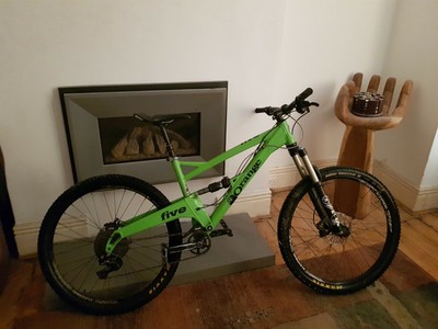 Orange five pro mountain bike