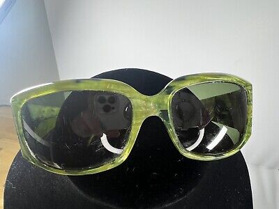 Giorgio Armani Sunglassess GA 432/S plastic Marbled Green White Has Scratches