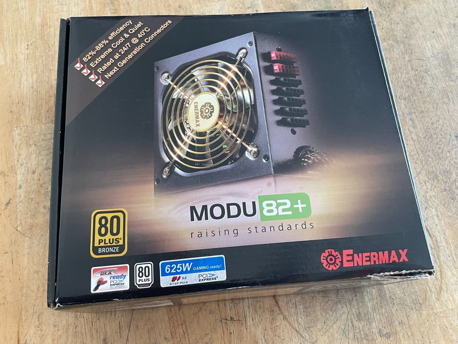 ENERMAX MODU 82+ EMD625AWT 625w Modular ATX Power Supply w Box