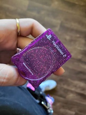 PS2 MEMORY CARD SPARKLING PURPLE KMC20J 8MB Playstation 2 PS2 MEMORY CARD SPARKLING PURPLE KMC20J 8MB Playstation 2
