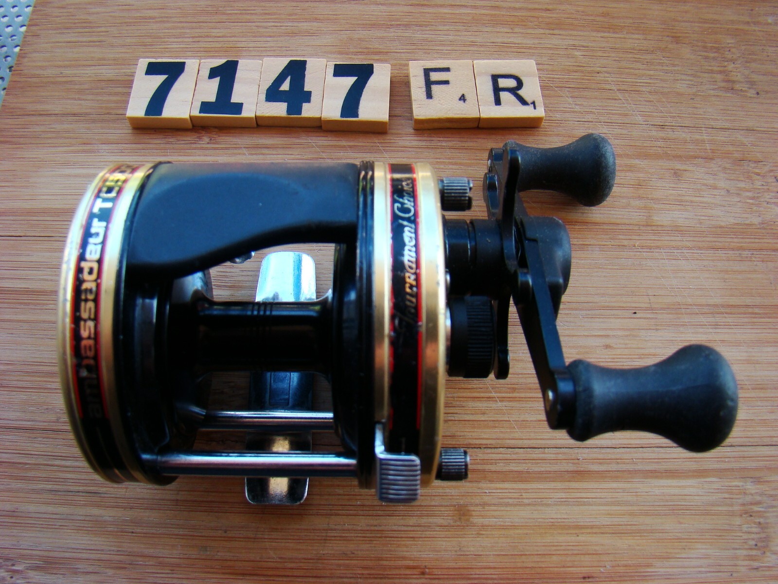 U7147 FR RARE ABU GARCIA AMBASSADEUR TOURNAMENT TC5000C GOLD U7147 FR RARE ABU GARCIA AMBASSADEUR TOURNAMENT TC5000C GOLD