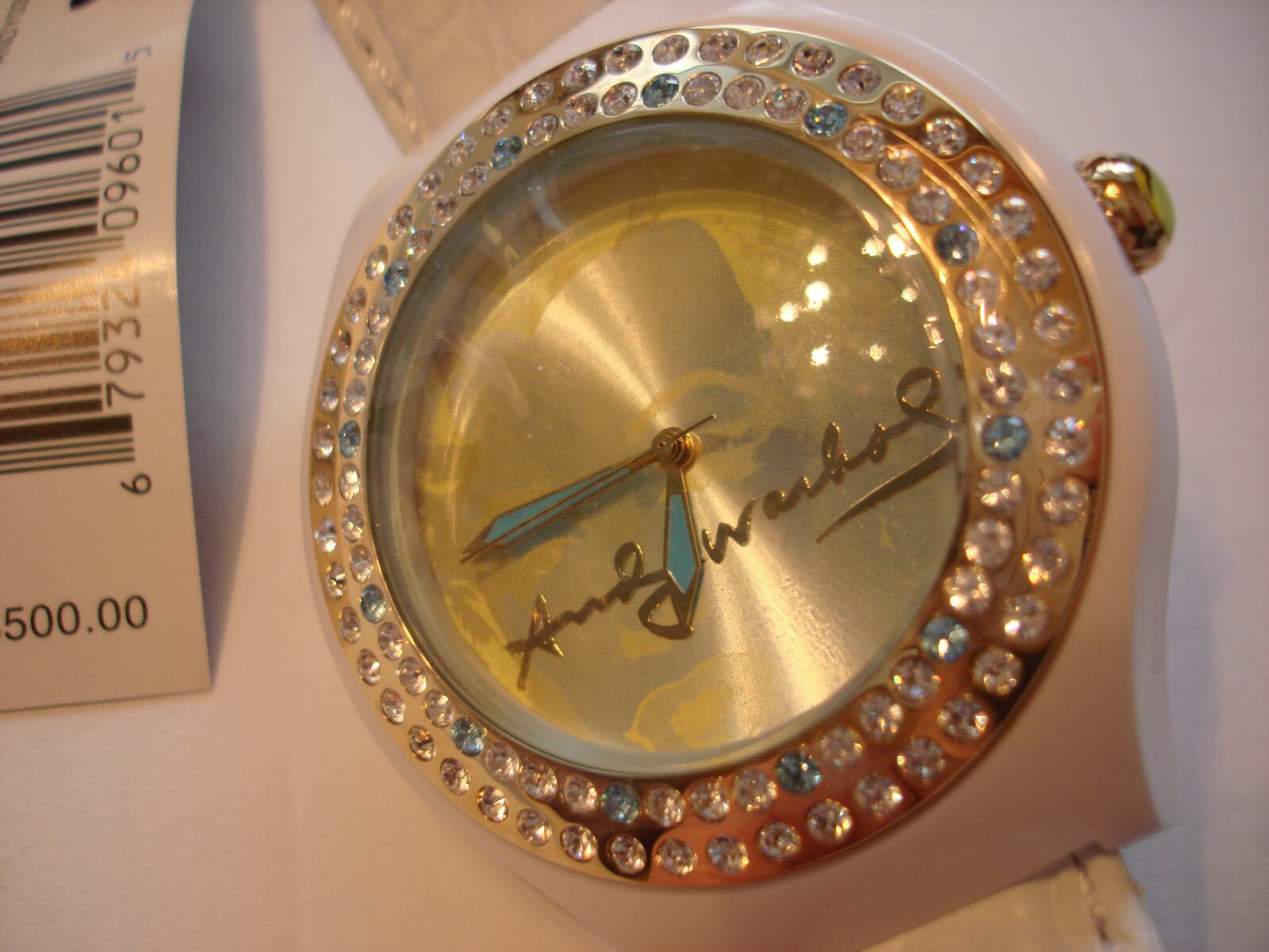 Marilyn Monroe Andy Warhol White Swarvoski Crystal Ladies Watch NIB