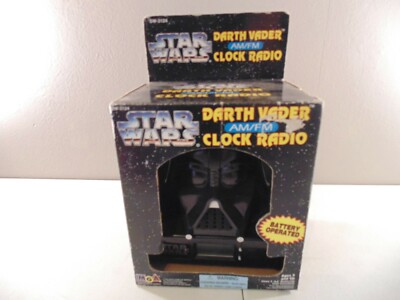 MGA (SW-3124) Star Wars Darth Vader AM / FM Battery Operated Clock Radio **NEW**