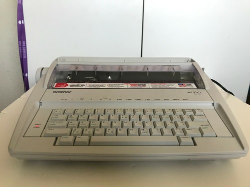Brother typewriter photos of Brother ML 100 by year then serial number
