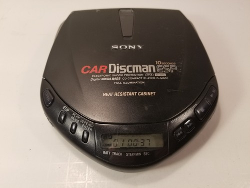 Vintage Sony Walkman Car Discman CD Player  D-M801