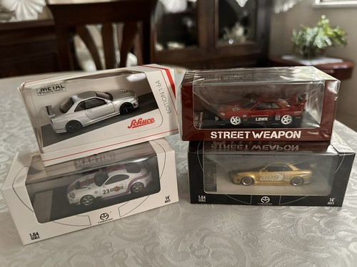 Street Weapon 1:64 LBWK GTR ER34 red open version Diecast