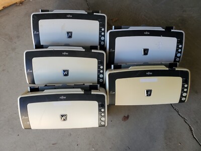 (,Lot of 5) Fujitsu fi-6240 Document Scanner (Missing Flatbed) - Read