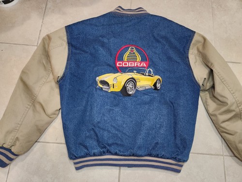 80's FORD COBRAレーシングジャケット　イエロー　黄色　usa製 80's FORD COBRAレーシングジャケット イエロー 黄色 usa製