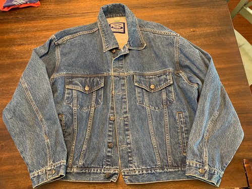 Hard Rock Cafe New Orleans Authentic Denim Jean Jacket VTG 90's Navy Size Large
