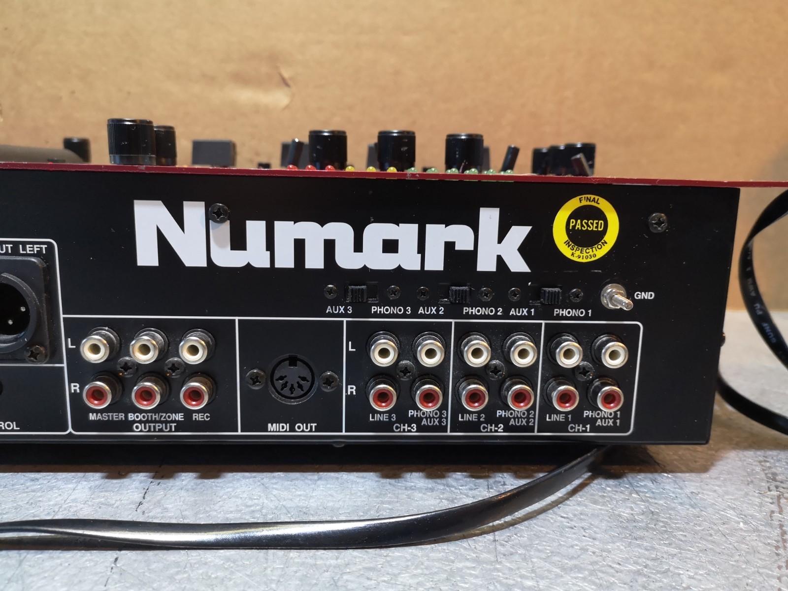 NUMARK EM-360 PROFESSIONAL DJ MIXER WITH KAOSS PAD - GREAT USED CONDITION -