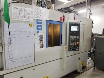 Chiron Model DZ15WM HS 480V 3Ph Dual Spindle CNC Vert Machining Center