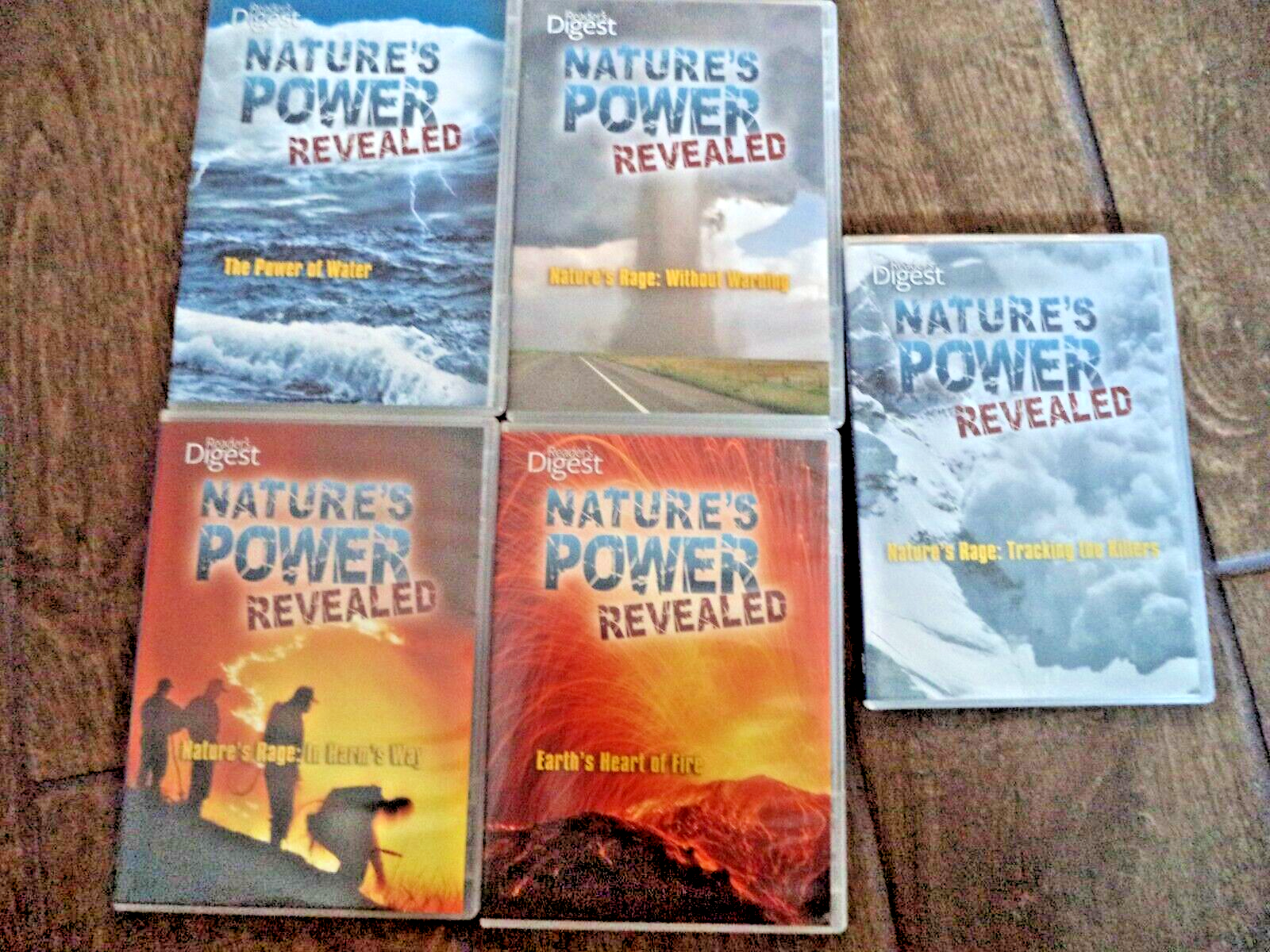 Reader's Digest Nature's Power Revealed LOT OF 5 DVD's Free