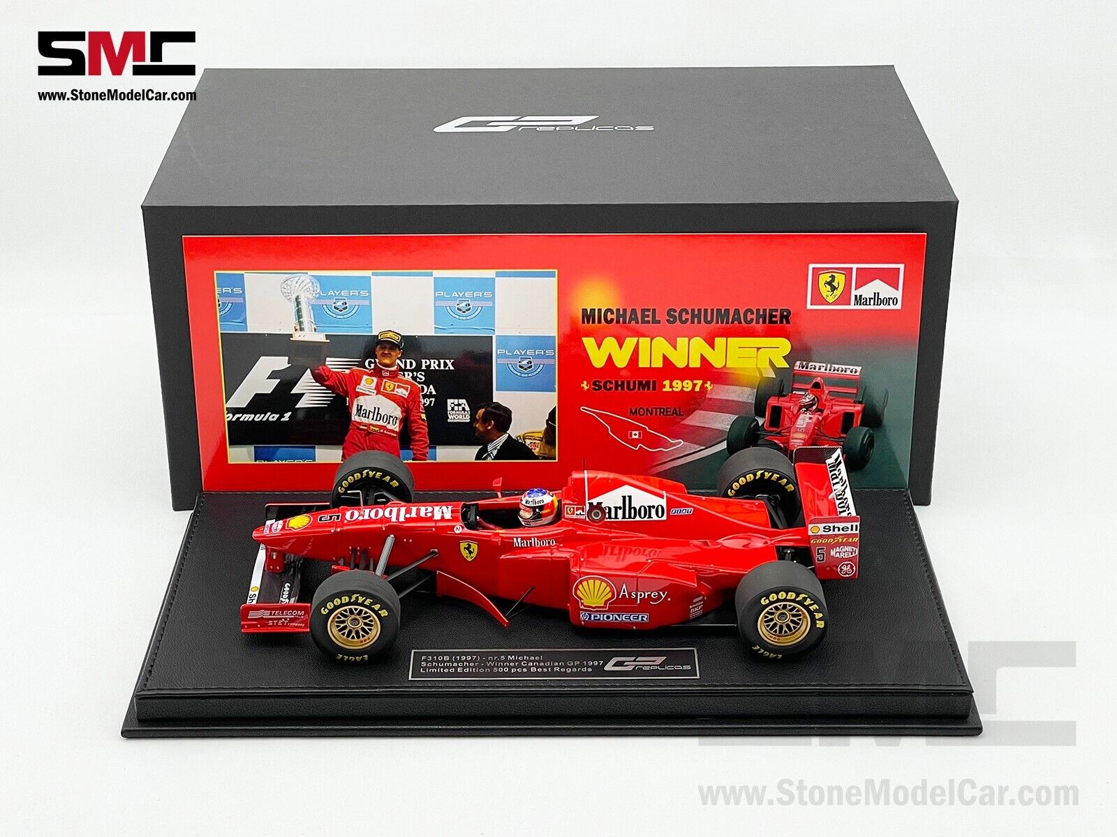 GP REPLICAS 1:18 Ferrari F1 F310B Michael Schumacher Canada GP REPLICAS 1:18 Ferrari F1 F310B Michael Schumacher Canada