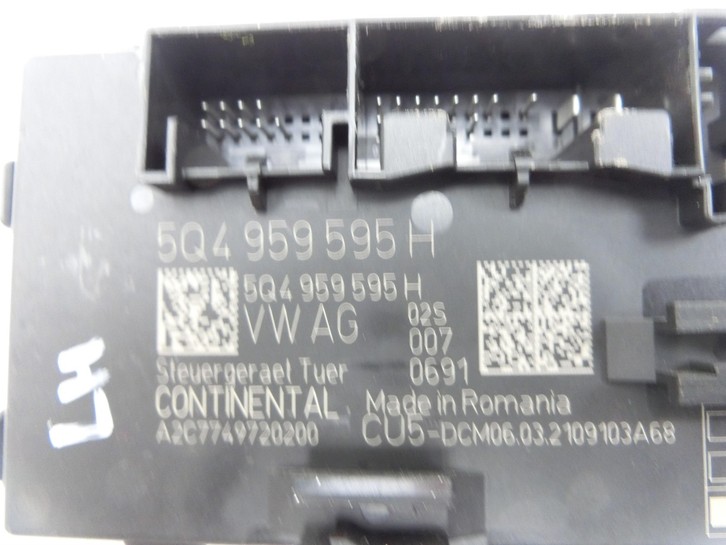 Skoda Octavia IV NX 20-24 Steuergerät ECU Modul Türsteuergerät Links Hinten Skoda Octavia IV NX 20-24 26.04.2021... Bild 4