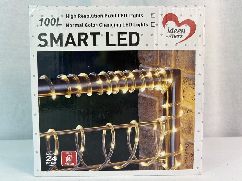High Resolution Color Changing Smart LED Rope Light & Remote