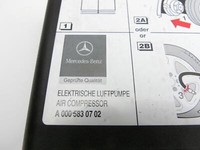Mercedes A209 CLK200 05-09 1,8 120KW Pannenset Luft Kompressor und Dichtmittel Mercedes A209 CLK200 05-09... Vorschau 2