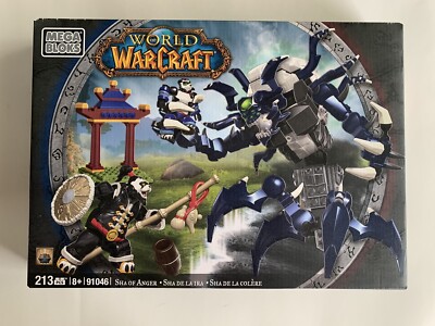 Mega Bloks World of Warcraft Sha of Anger 213 Piece Building Set NIB 91046 Wow