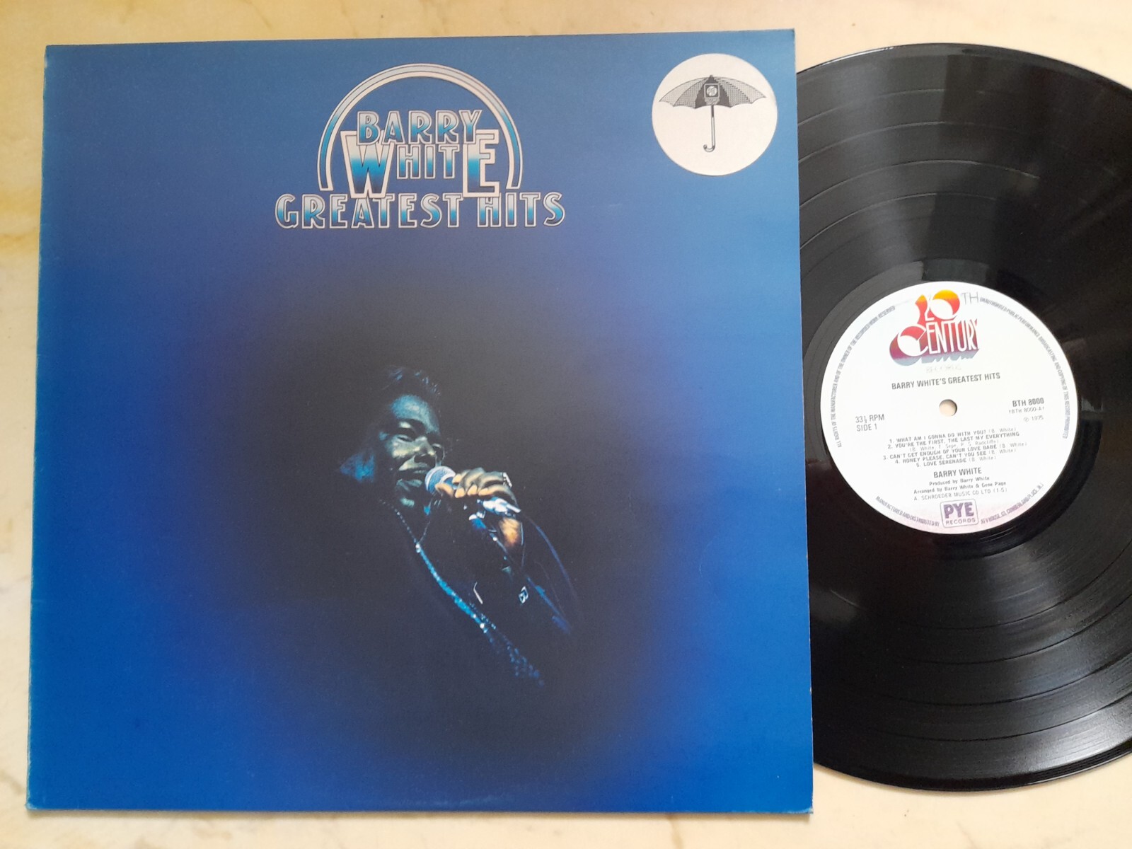 BARRY WHITE 10レコードコレクション+1 BARRY WHITE Greatest Hits *1975 UK PURPLE TRANSLUCENT VINYL