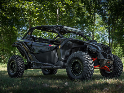 SuperATV High Clearance A-Arms for Can-Am Maverick X3 (64" Body) - Black