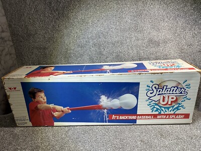 Worlds Of Wonder Splatter up Water Backyard Splash Baseball Game 1988 WOW Works!