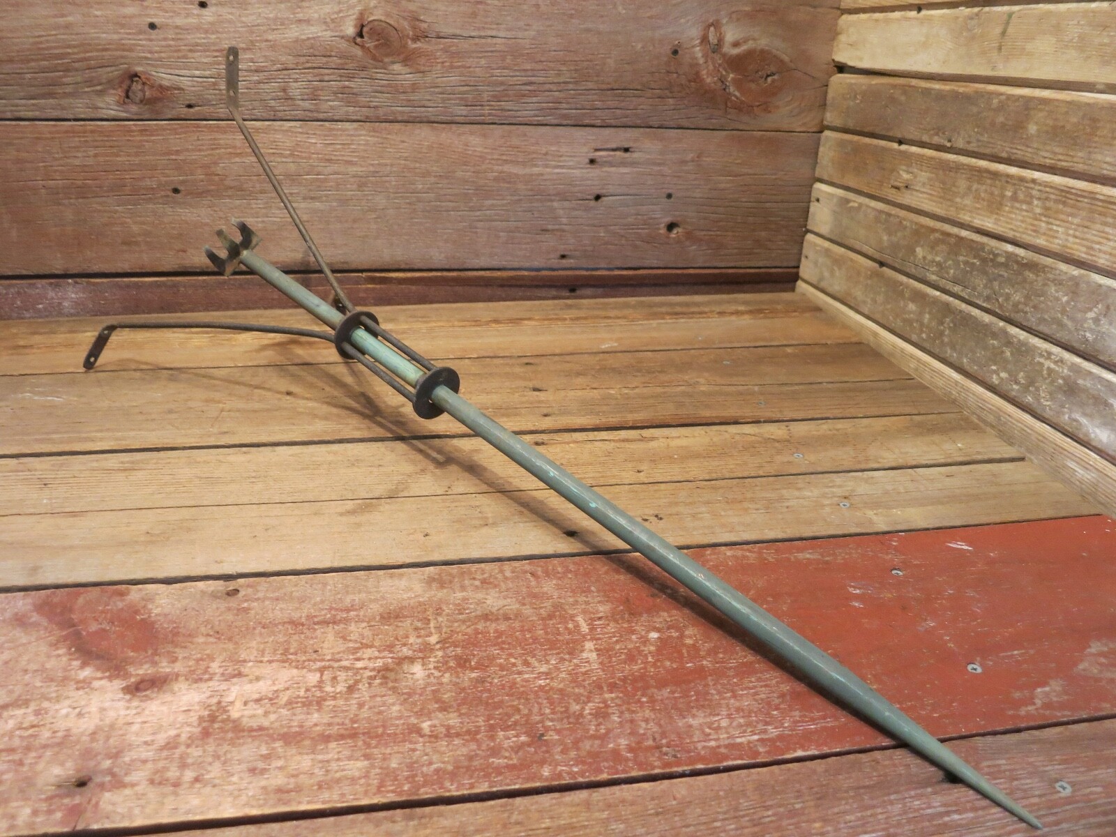 Vintage Metal Lightning Rod Weathered Lighting Rod!