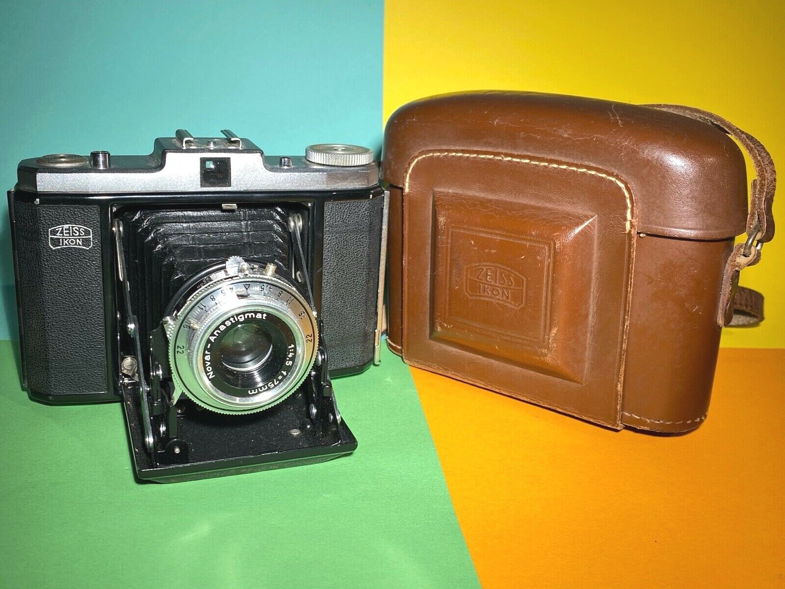フィルムカメラ Zeiss Ikon Nettar 517/16 Novar Zeiss Ikon Nettar Type 517/16 Folding Film Camera Novar 1