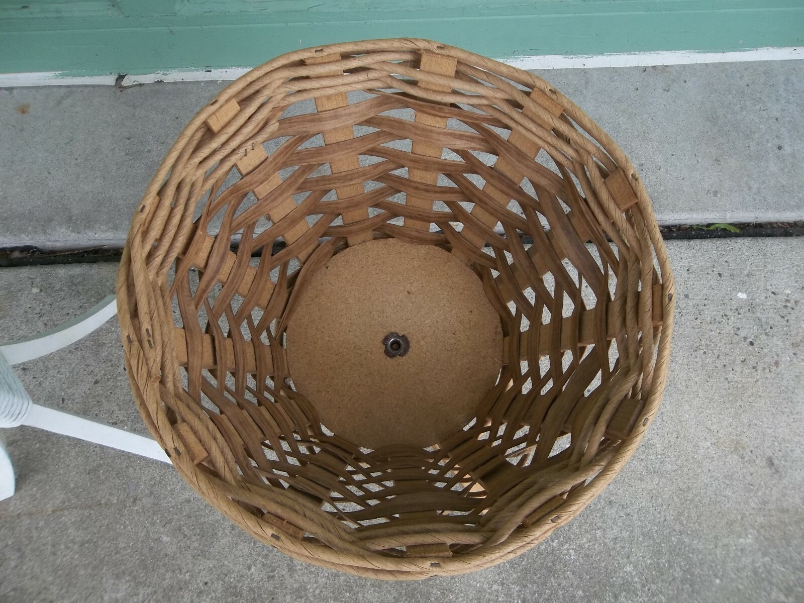 Lot of 3 Vintage Wooden Rattan Wicker Tripod Legs Fern Plant Stands - VGC!