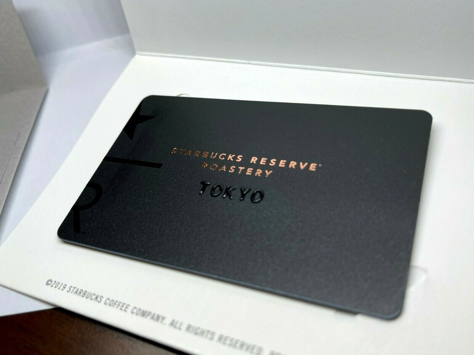 STARBUCKS RESERVE TOKYO STORE ORIGINAL GIFT CARD LOGO VERY STARBUCKS RESERVE TOKYO STORE ORIGINAL GIFT CARD LOGO VERY