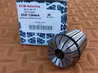 NEW 12mm - 11mm ER40 Collet 9010.40.12 CNC Tooling Chuck Tool Holder .433 - .472