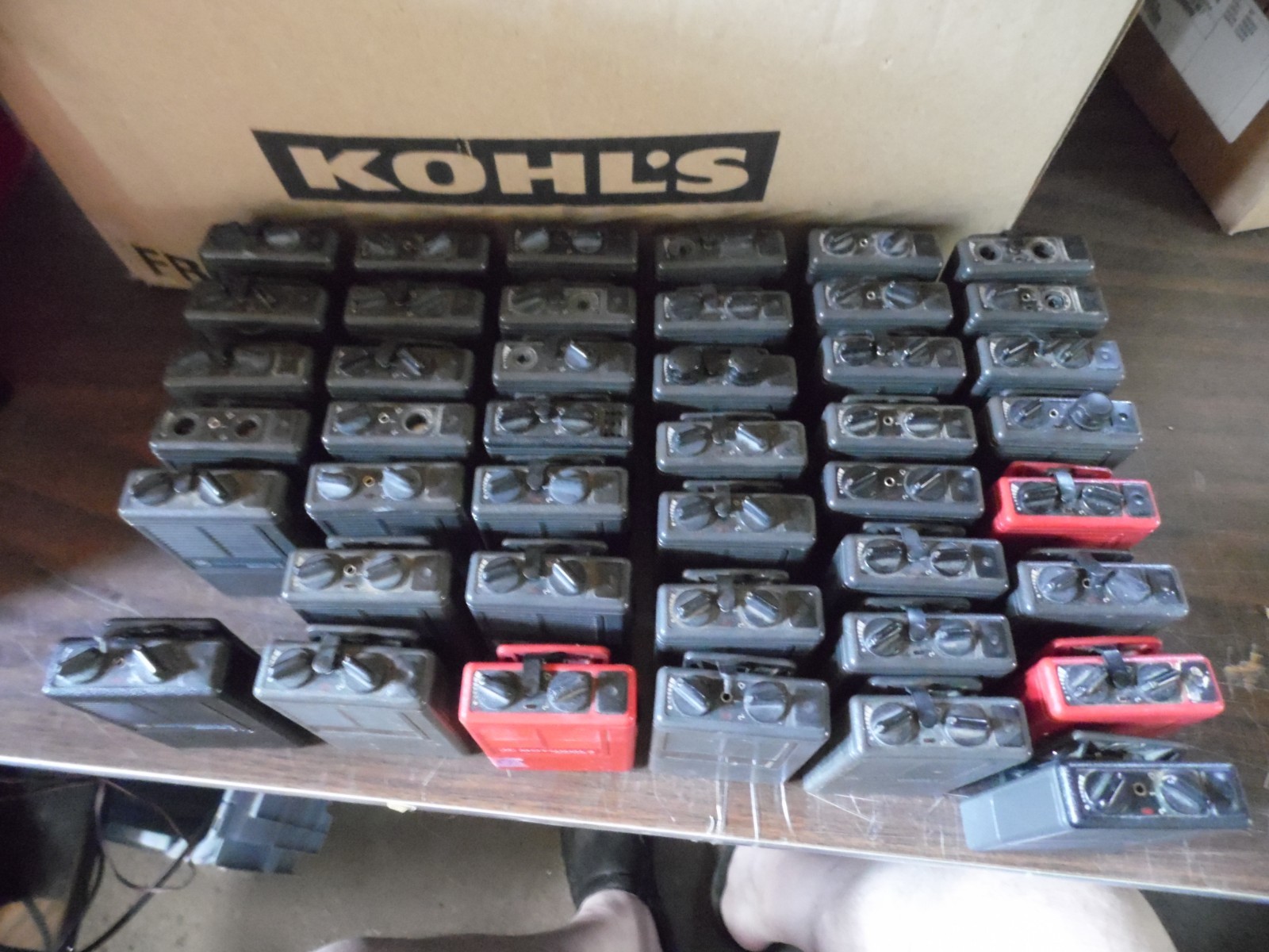 43 Motorola LOWBAND 46 FREQ.Minitor II Lot w/ Chargers w/extras  FREE SHIPPING