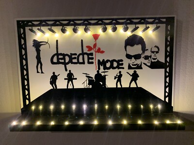 Depeche Mode In Concert Collectable Lit-up Display Stage Sign