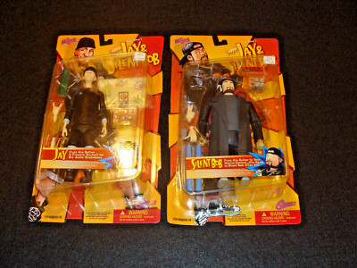 1998 BIG BLAST JAY AND SILENT BOB TALKING ACTION FIGURE SET NEW MOC
