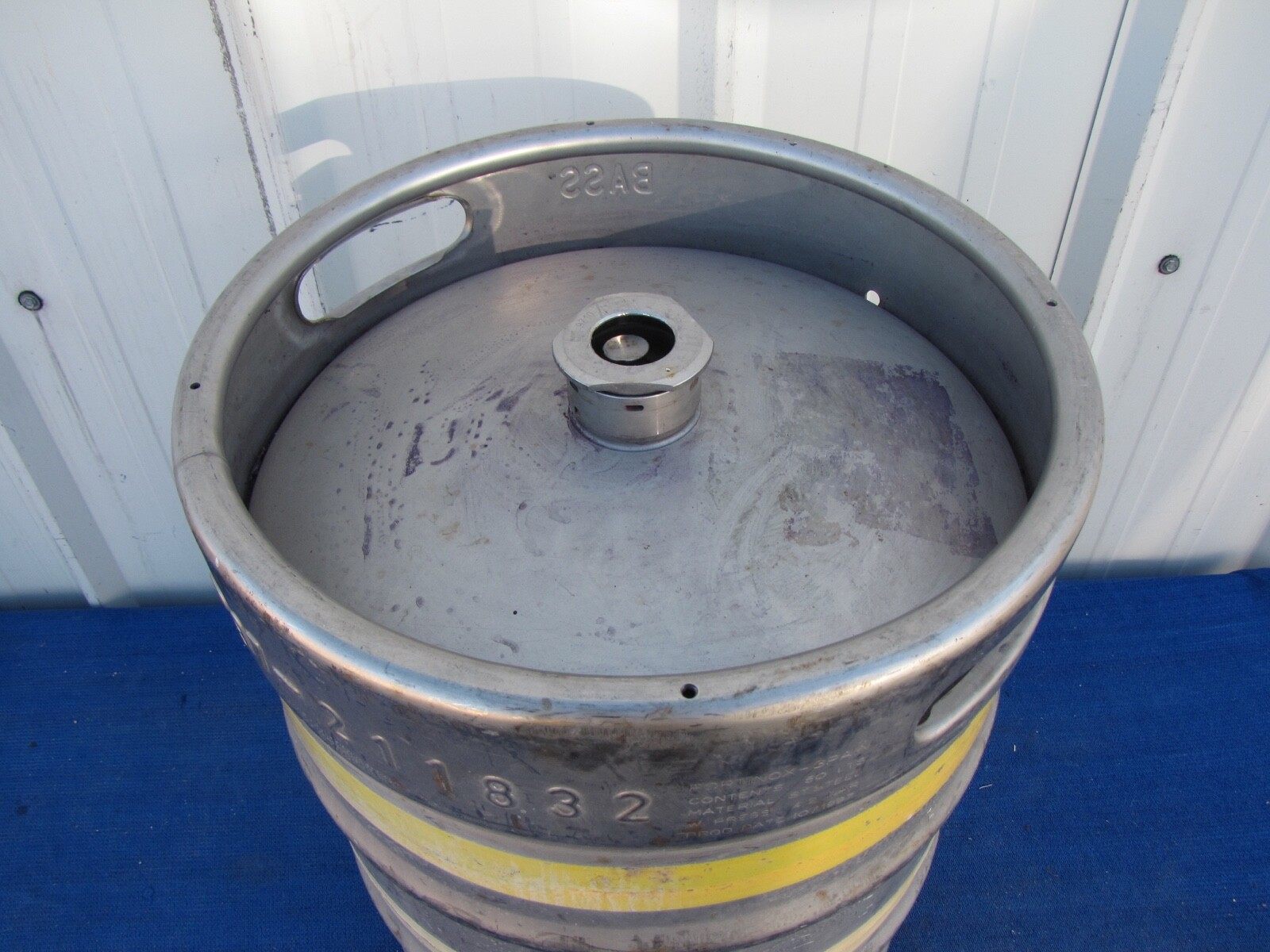 Beer Keg 1/2 Barrel Used Empty Stainless Steel Spain