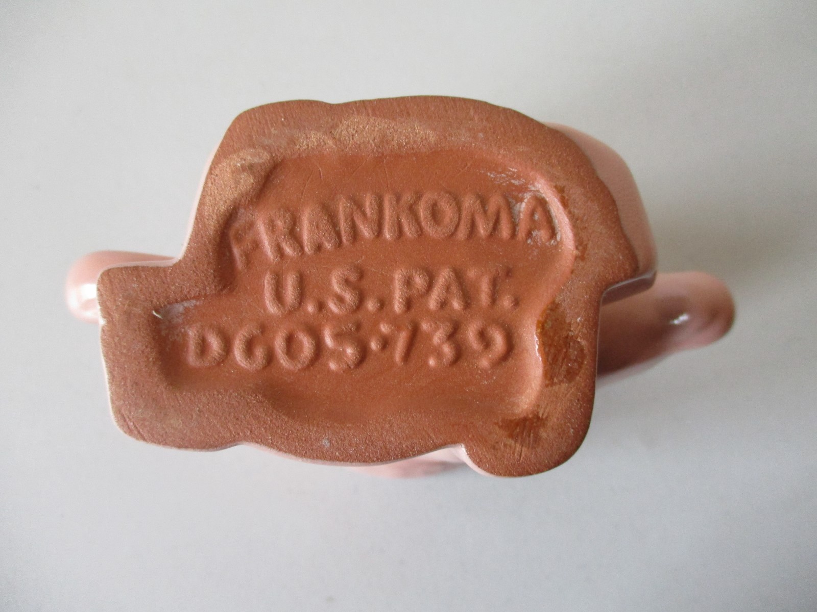 1977 Frankoma Democratic Political Donkey Mug Pink Carter Mondale