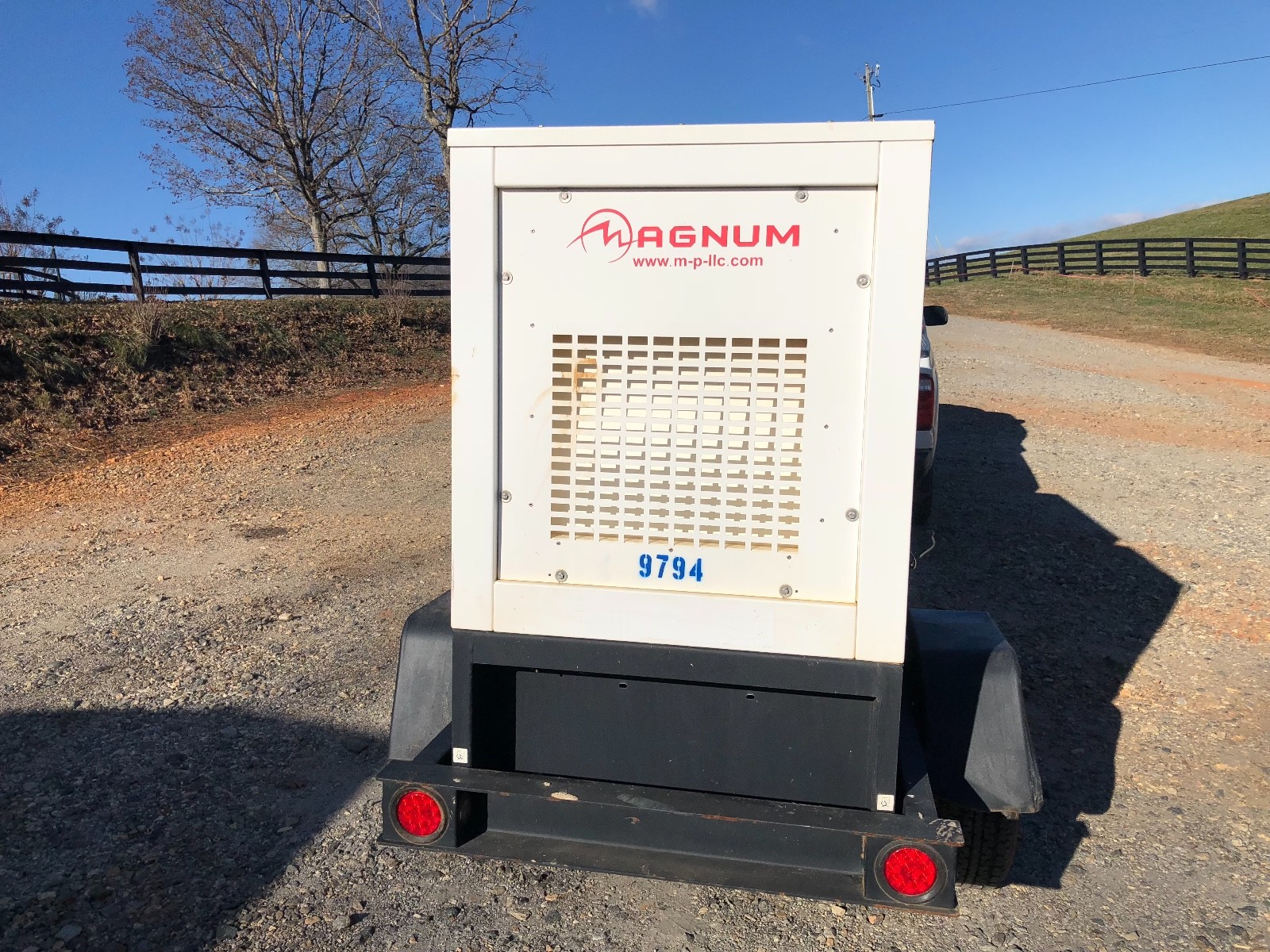 2014 70kw Mobile Diesel Generator single phase or three phase. 180gal tank