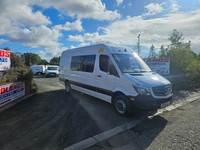 2014 ON 64 PLATE MERCEDES BENZ SPRINTER 516 CDI TRW LWB CREW VAN 72K ULEZ FREE 