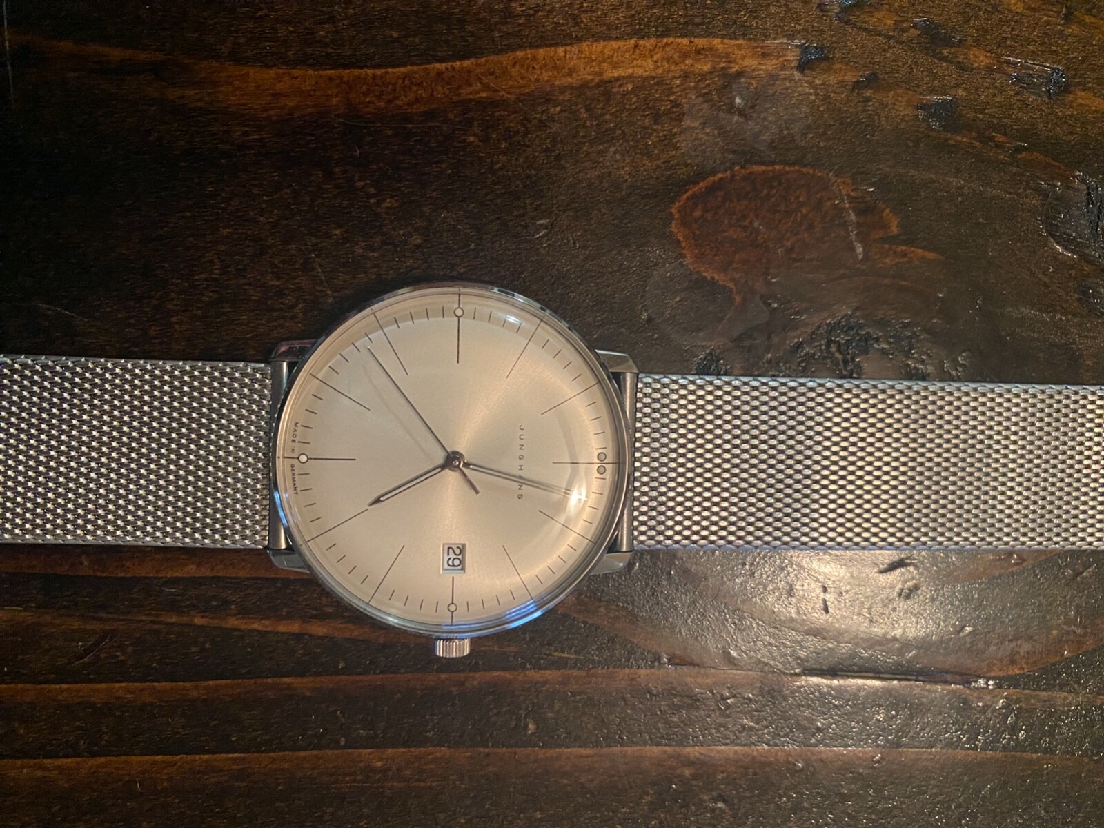 Junghans Max Bill Quartz Silver Dial Men's Watch 041/4463.48 Junghans Max Bill Quartz Silver Dial Men's Watch 041/4463.48