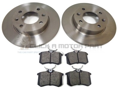 CITROEN BERLINGO MULTISPACE 2.0 HDI 02-08 REAR 2 BRAKE DISCS  PADS CHECK LISTING