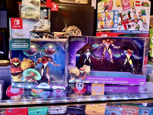 Jakks Pacific World of Nintendo 2.5” Metroid Set Samus Aran Figures, Collector