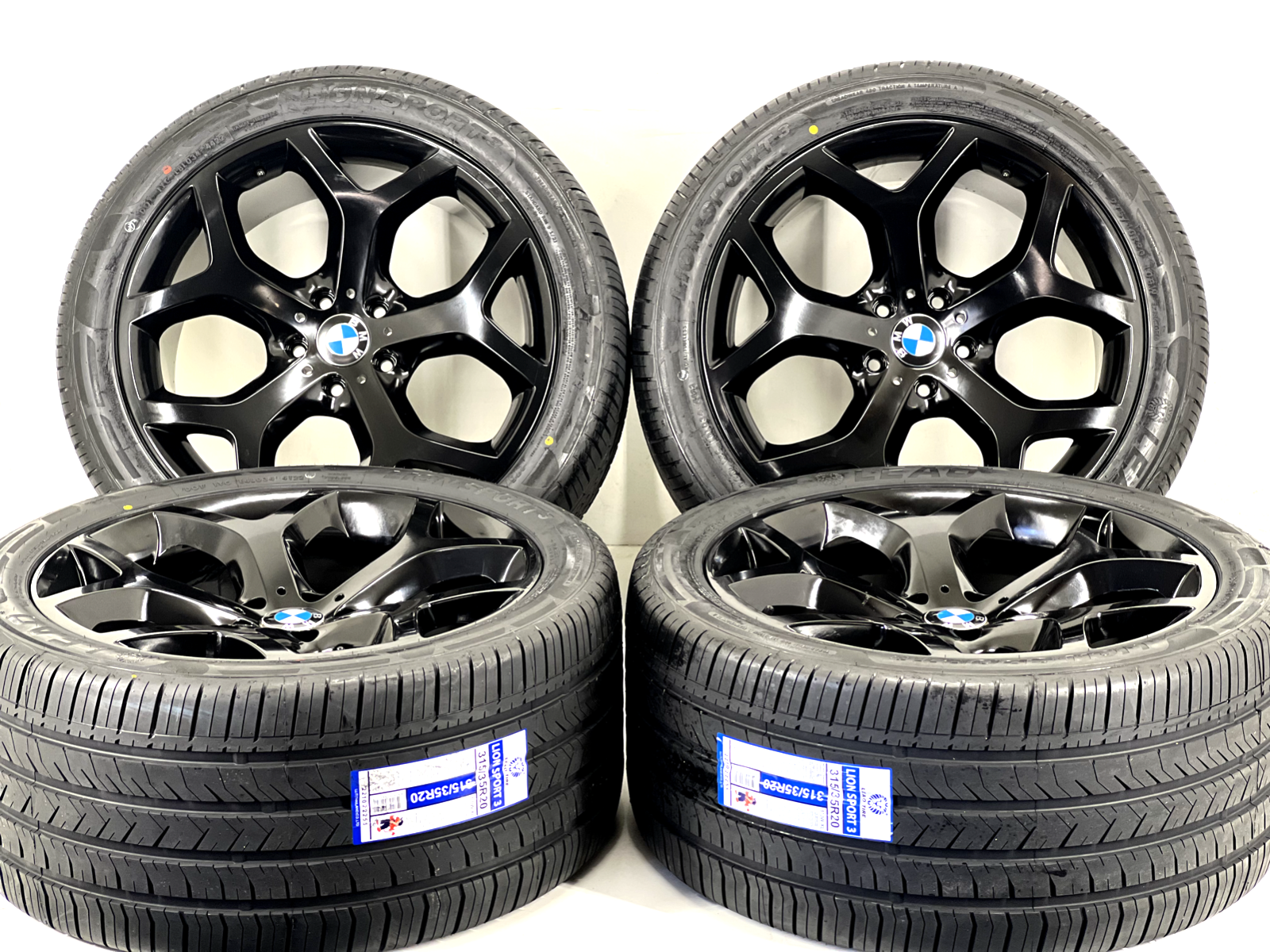 Tires Set Bmw E70 F15 X5 E71 X6 Oem Y-spoke 20x11/10 Style 214 5x120