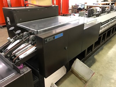 Kansa 480 Newspaper inserter, mid 90’s. 5 station (4 into 1), 12,000 hr.,