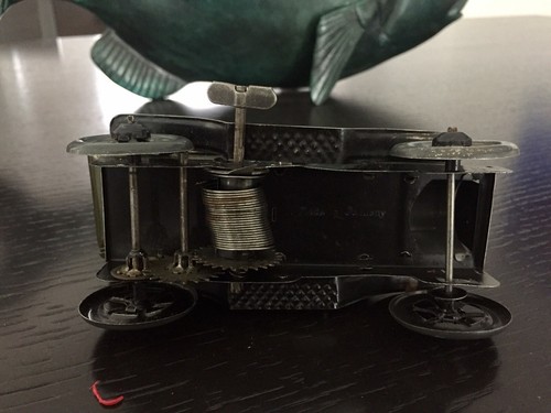 Distler? Fischer? Car 1920s, Biller, Bimbo Car 1960s, Tin Toys Germany, Works