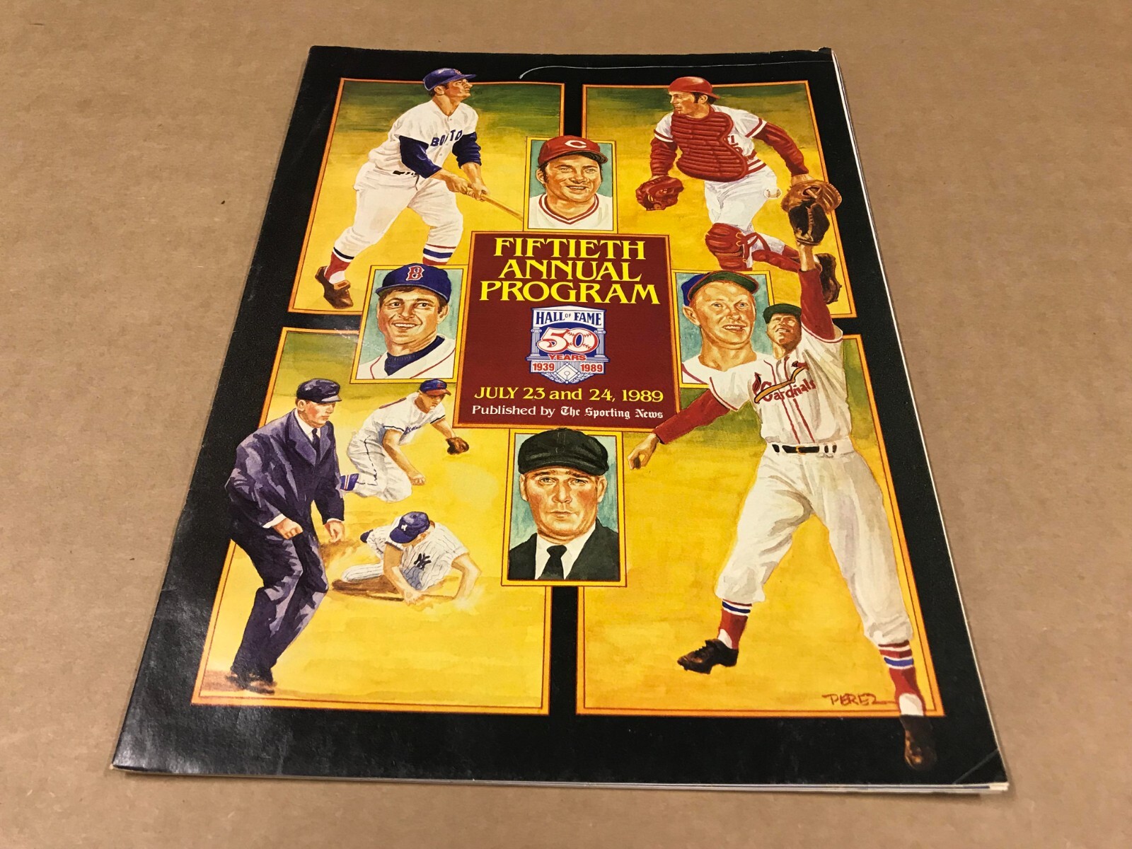 趣味・スポーツ・実用 Baseball hall of frame 50th anniversary The Sporting News 50th Baseball Hall Of Fame Annual Program